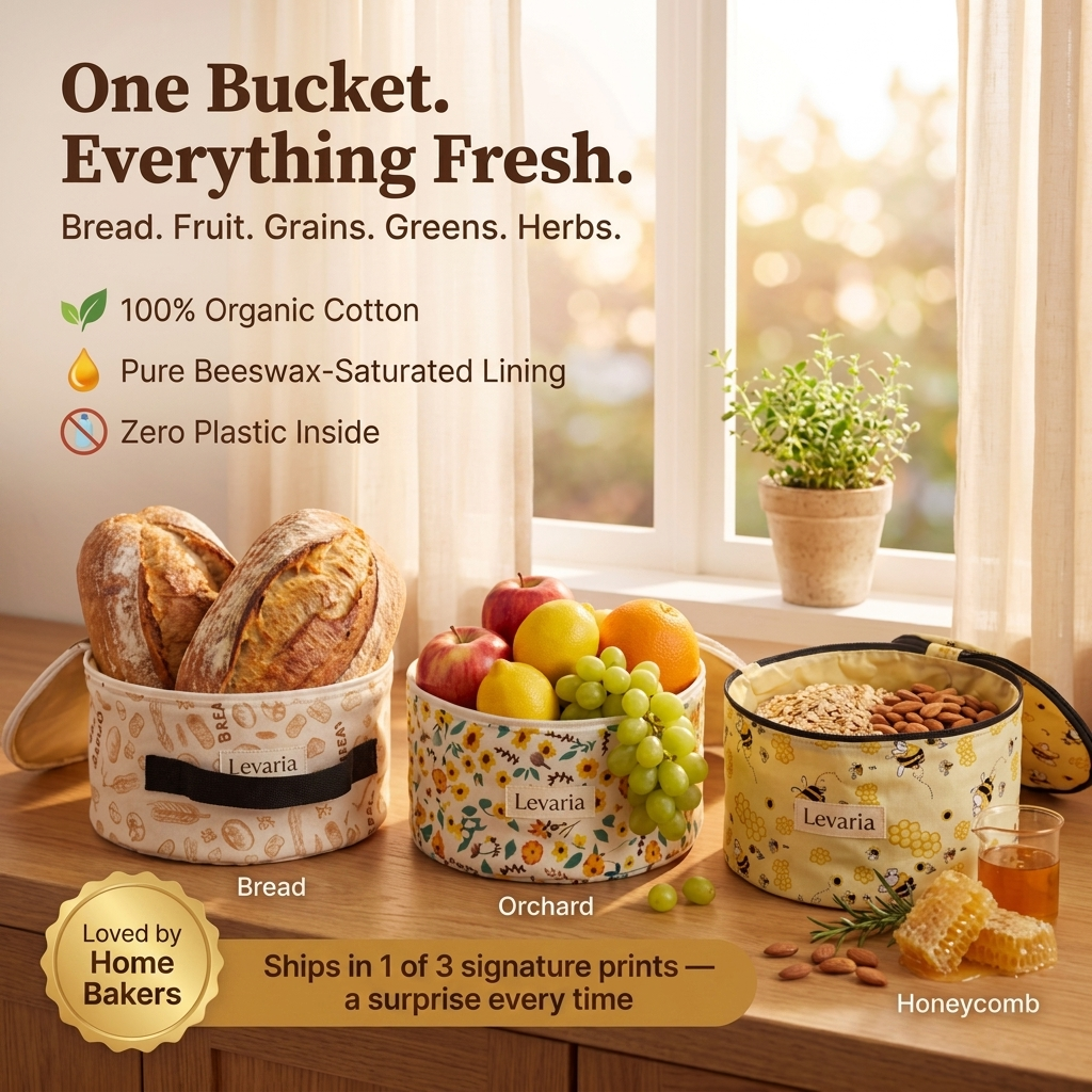 Levaria Heritage Beeswax Pantry Bucket