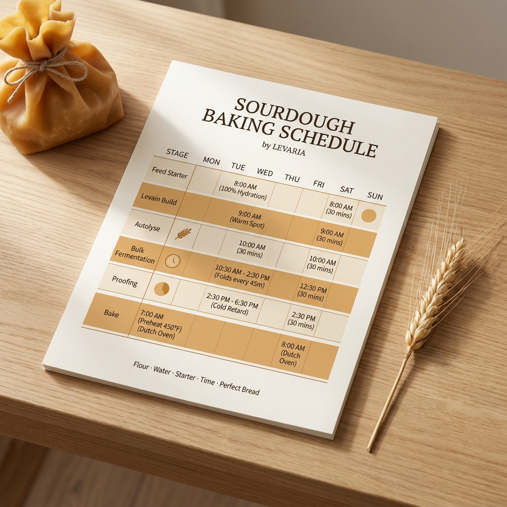 The Levaria Baking Schedule