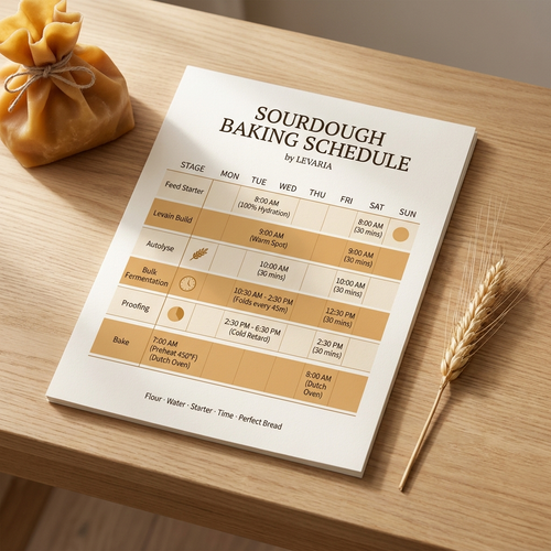 The Levaria Baking Schedule